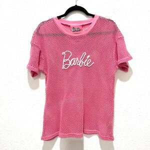 Forever 21 Pink Mesh Top M